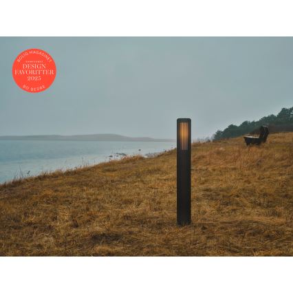 Nordlux - Вулична лампа ALUDRA 1xE27/15W/230V IP44 чорний 95,4 см