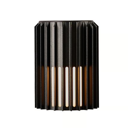 Nordlux - Вуличний настінний світильник ALUDRA 1xE27/15W/230V чорний