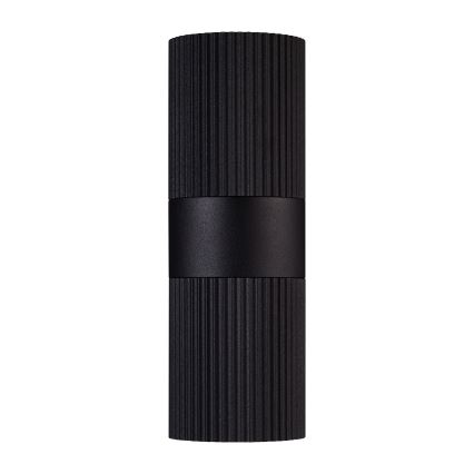 Nordlux - Вуличний настінний світильник KYKLOP 2xGU10/25W/230V IP54 чорний