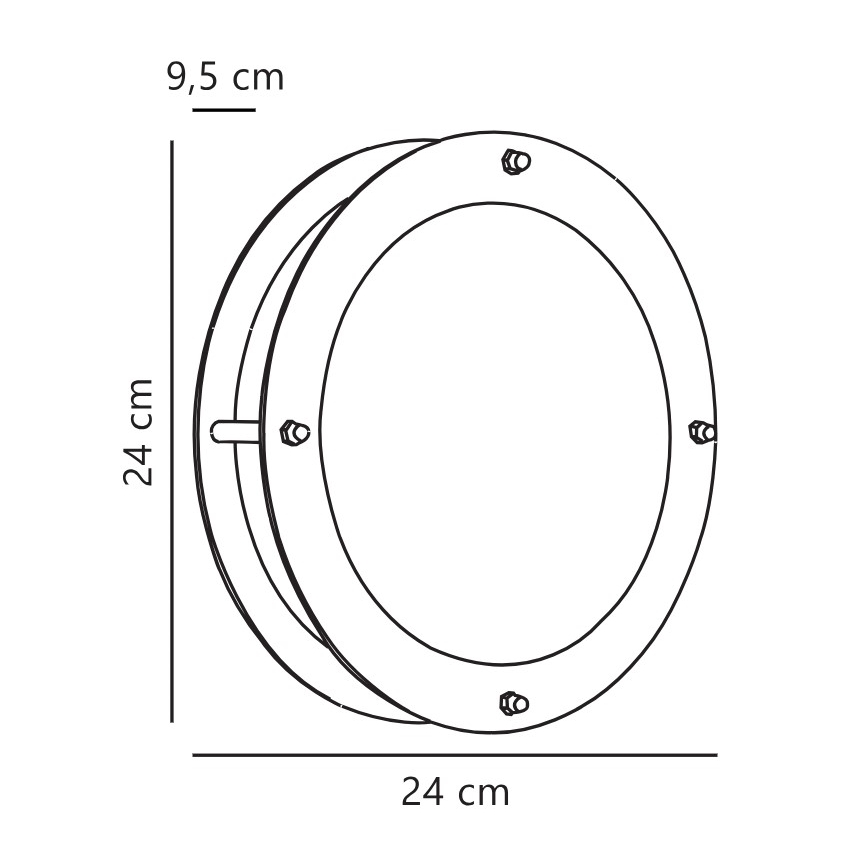 Nordlux - Вуличний настінний світильник MALTA 1xE27/60W/230V IP54 срібний