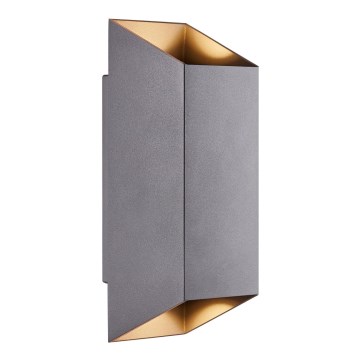 Nordlux - Вуличний настінний світильник NICO 2xGU10/35W/230V IP54 антрацит
