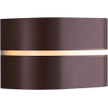 Nordlux - Вуличний настінний світильник SIBELIS 1xE27/10W/230V IP44 коричневий
