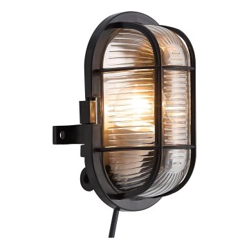 Nordlux - Вуличний настінний світильник SKOTLAMPE 1xE27/60W/230V IP44 чорний