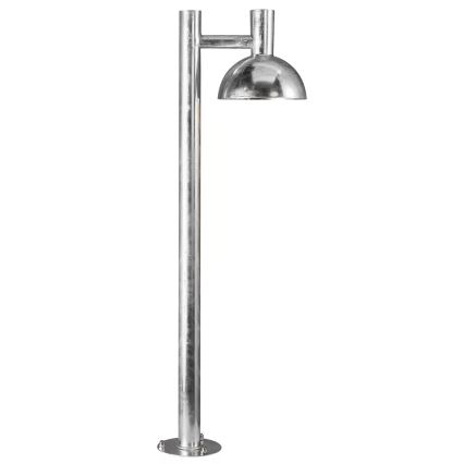 Nordlux - Вулична лампа ARKI 1xE27/20W/230V IP54 100 см срібний