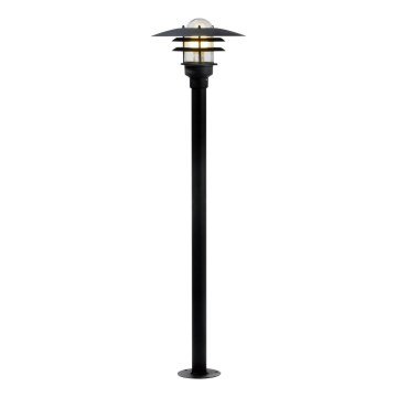 Nordlux - Вулична лампа LONSTRUP 1xE27/60W/230V IP44 чорний 116 см