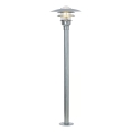 Nordlux - Вулична лампа LONSTRUP 1xE27/60W/230V IP44 матовий хром 116 см