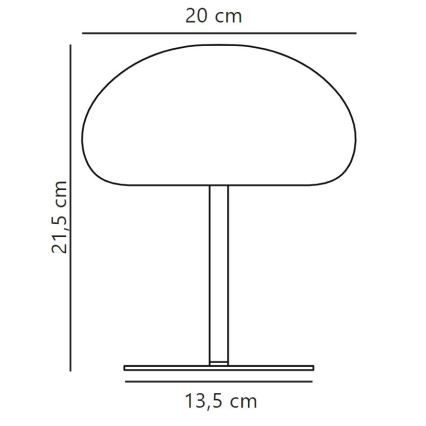 Nordlux - Вулична настільна LED лампа з регулюванням яскравості SPONGE LED/4,8W/3,7V IP65