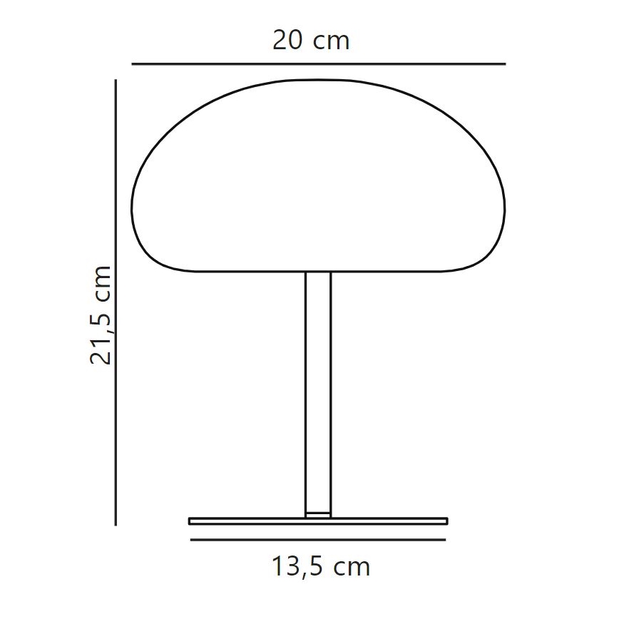 Nordlux - Вулична настільна LED лампа з регулюванням яскравості SPONGE LED/4,8W/3,7V IP65