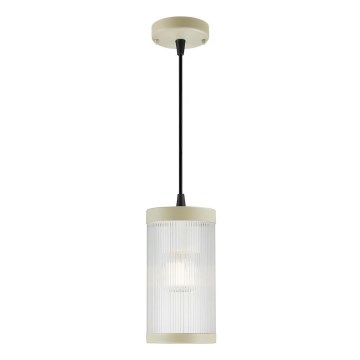Nordlux - Вулична підвісна люстра COUPAR 1xE27/25W/230V IP33 кремовий