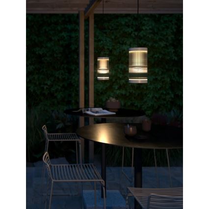 Nordlux - Вулична підвісна люстра COUPAR 1xE27/25W/230V IP33 кремовий