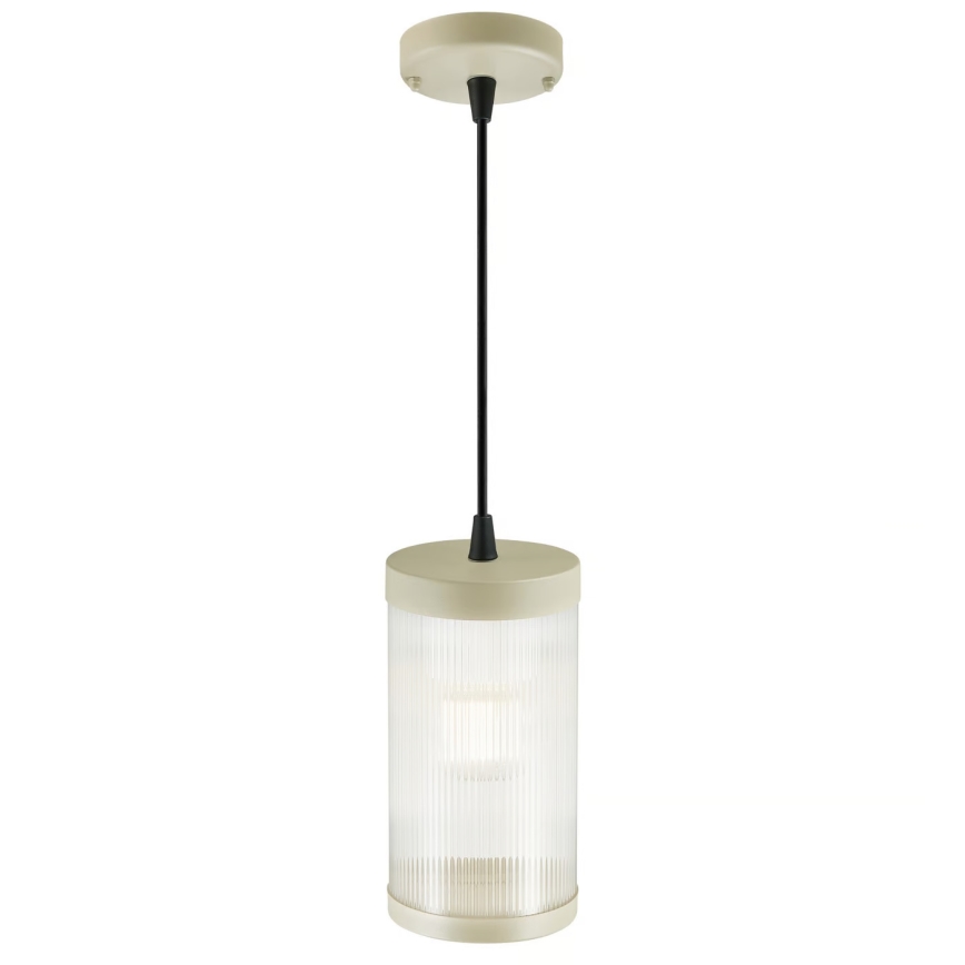 Nordlux - Вулична підвісна люстра COUPAR 1xE27/25W/230V IP33 кремовий