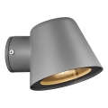 Nordlux - Вуличний настінний світильник ALERIA 1xGU10/35W/230V IP44 сірий