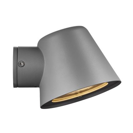 Nordlux - Вуличний настінний світильник ALERIA 1xGU10/35W/230V IP44 сірий