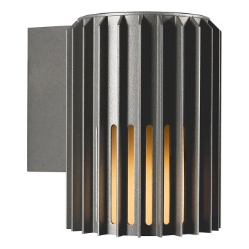 Nordlux - Вуличний настінний світильник ALUDRA 1xE27/15W/230V антрацит