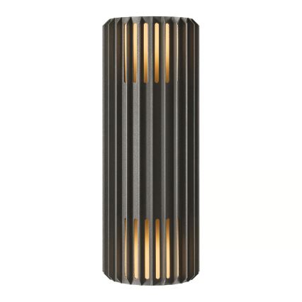 Nordlux - Вуличний настінний світильник ALUDRA 2xE27/15W/230V IP54 антрацит