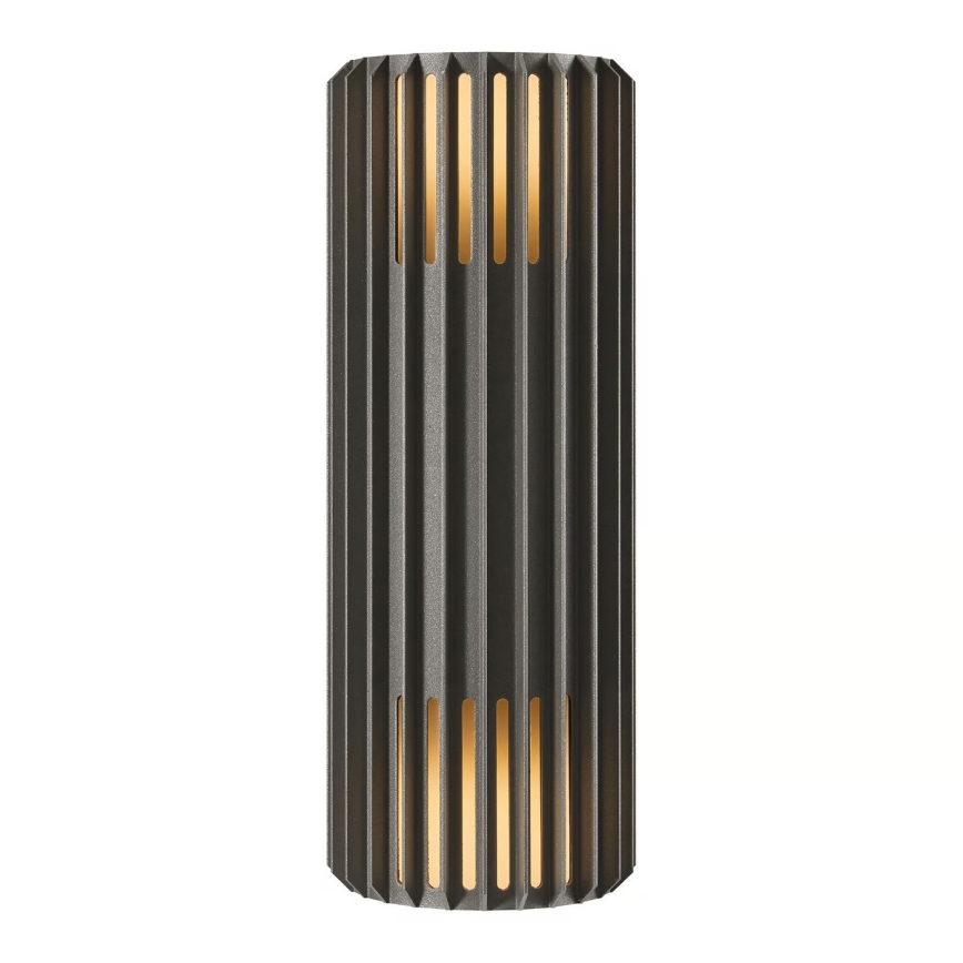 Nordlux - Вуличний настінний світильник ALUDRA 2xE27/15W/230V IP54 антрацит