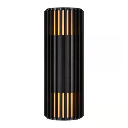 Nordlux - Вуличний настінний світильник ALUDRA 2xE27/15W/230V IP54 чорний