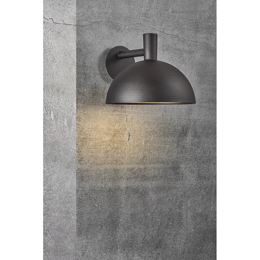 Nordlux - Вуличний настінний світильник ARKI 1xE27/20W/230V IP54 чорний