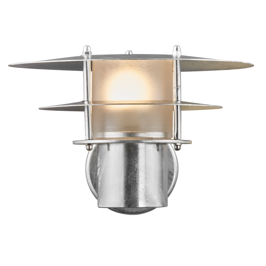 Nordlux - Вуличний настінний світильник BASTIA 1xE14/12W/230V IP54 матовий хром