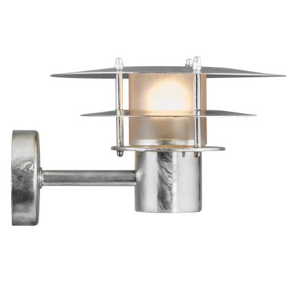 Nordlux - Вуличний настінний світильник BASTIA 1xE14/12W/230V IP54 матовий хром