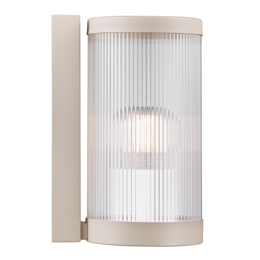 Nordlux - Вуличний настінний світильник COUPAR 1xE27/25W/230V IP54 бежевий