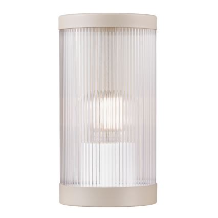 Nordlux - Вуличний настінний світильник COUPAR 1xE27/25W/230V IP54 бежевий