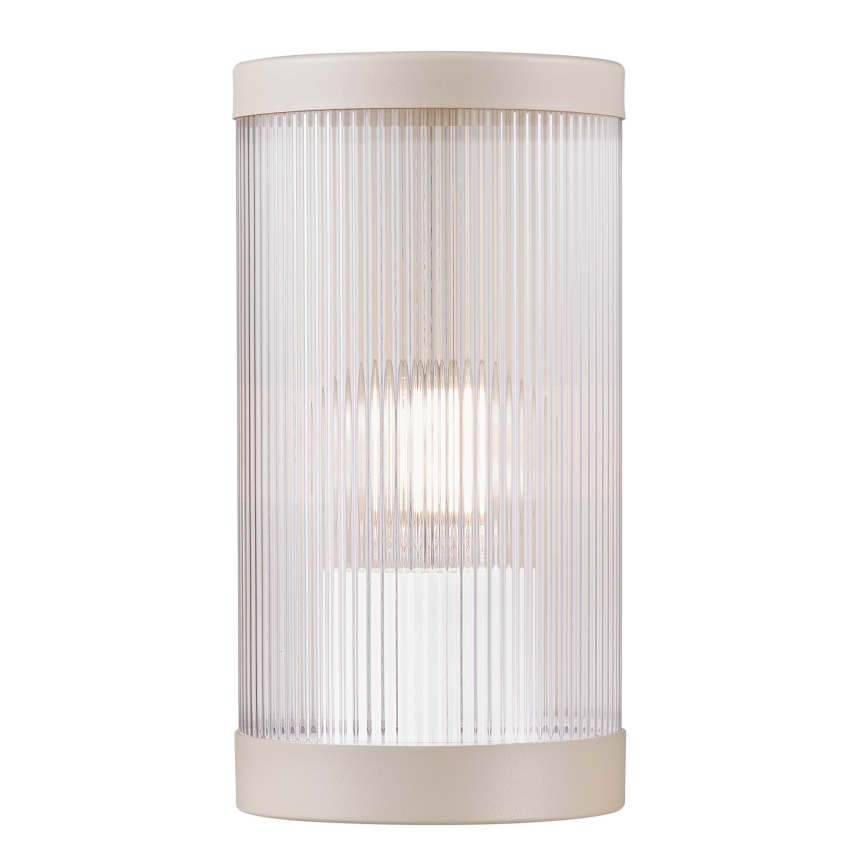 Nordlux - Вуличний настінний світильник COUPAR 1xE27/25W/230V IP54 бежевий