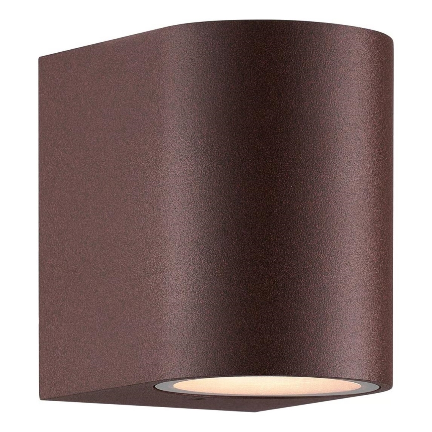 Nordlux - Вуличний настінний світильник DION 1xGU10/25W/230V IP44 rezavá