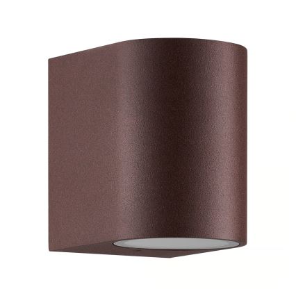 Nordlux - Вуличний настінний світильник DION 1xGU10/25W/230V IP44 rezavá