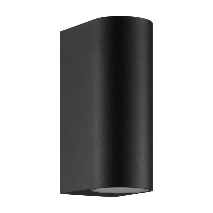 Nordlux - Вуличний настінний світильник DION 2xGU10/25W/230V IP44 чорний