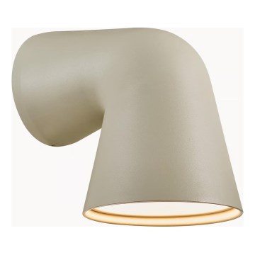 Nordlux - Вуличний настінний світильник FRONT 1xGU10/28W/230V IP44 кремовий