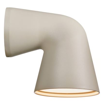 Nordlux - Вуличний настінний світильник FRONT 1xGU10/28W/230V IP44 кремовий