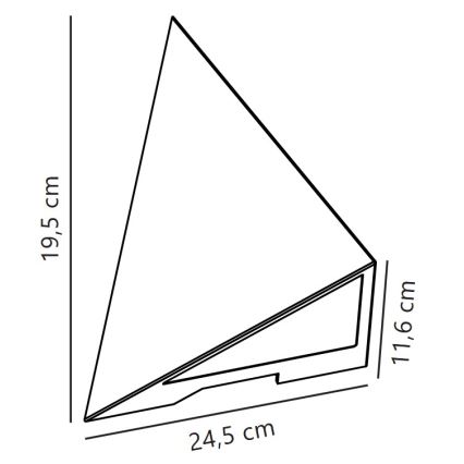 Nordlux - Вуличний настінний світильник KONIT 1xGU10/10W/230V IP44