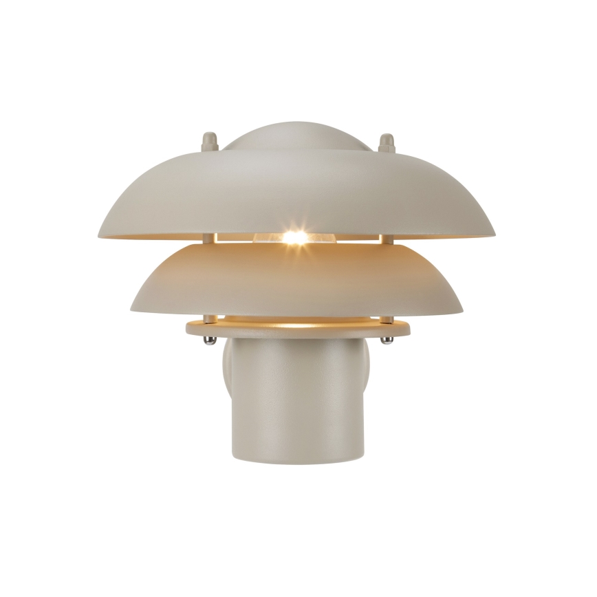 Nordlux - Вуличний настінний світильник KURNOS 1xE14/12W/230V IP54 бежевий