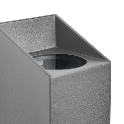 Nordlux - Вуличний настінний світильник NICO 2xGU10/25W/230V IP54 антрацит