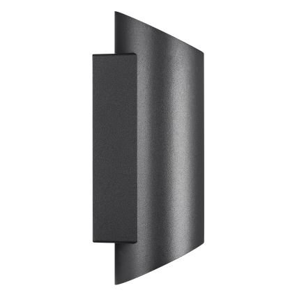 Nordlux - Вуличний настінний світильник NICO 2xGU10/25W/230V IP54 чорний