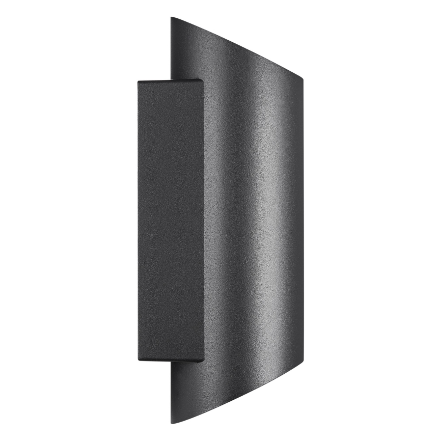 Nordlux - Вуличний настінний світильник NICO 2xGU10/25W/230V IP54 чорний