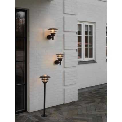 Nordlux - Вуличний настінний світильник NOIR 1xE27/60W/230V IP44