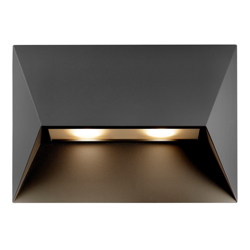 Nordlux - Вуличний настінний світильник PONTIO 2xGU10/25W/230V IP54