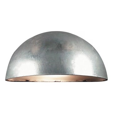 Nordlux - Вуличний настінний світильник SCORPIUS 1xE14/40W/230V IP33 срібний
