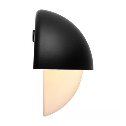 Nordlux - Вуличний настінний світильник SCORPIUS 1xE27/25W/230V IP44 чорний