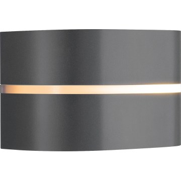 Nordlux - Вуличний настінний світильник SIBELIS 1xE27/10W/230V IP44 антрацит