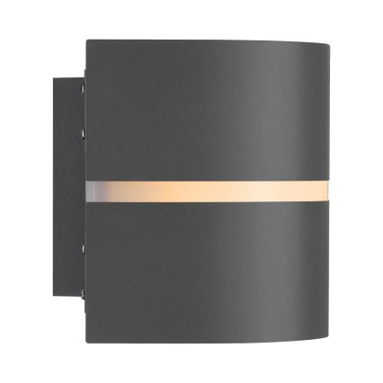 Nordlux - Вуличний настінний світильник SIBELIS 1xE27/10W/230V IP44 антрацит