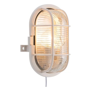 Nordlux - Вуличний настінний світильник SKOTLAMPE 1xE27/60W/230V IP44 білий