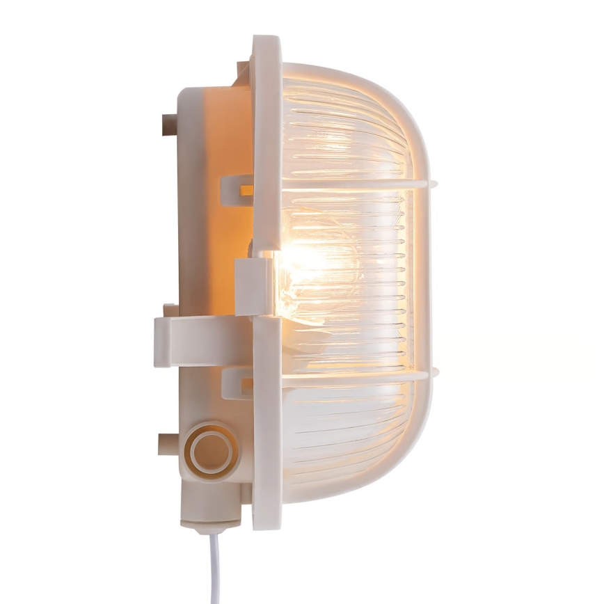 Nordlux - Вуличний настінний світильник SKOTLAMPE 1xE27/60W/230V IP44 білий