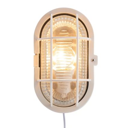 Nordlux - Вуличний настінний світильник SKOTLAMPE 1xE27/60W/230V IP44 білий