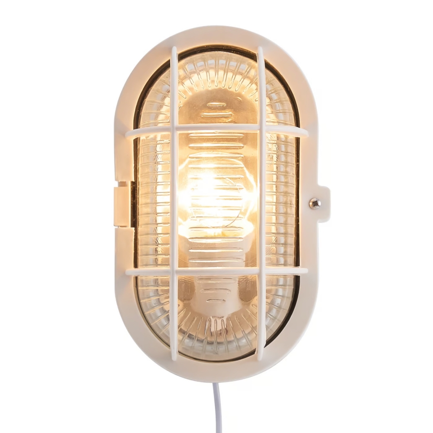 Nordlux - Вуличний настінний світильник SKOTLAMPE 1xE27/60W/230V IP44 білий