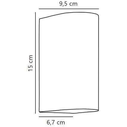 Nordlux - Вуличний світлодіодний настінний світильник ASBOL LED/13,3W/230V 3000K IP44