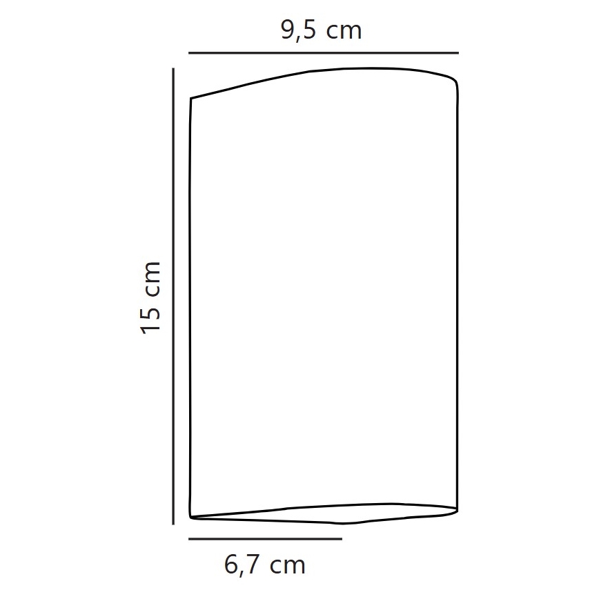 Nordlux - Вуличний світлодіодний настінний світильник ASBOL LED/13,3W/230V 3000K IP44