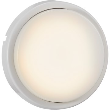Nordlux - Вуличний світлодіодний настінний світильник CUBA LED/6,5W/230V IP54 діаметр 17,5 см білий